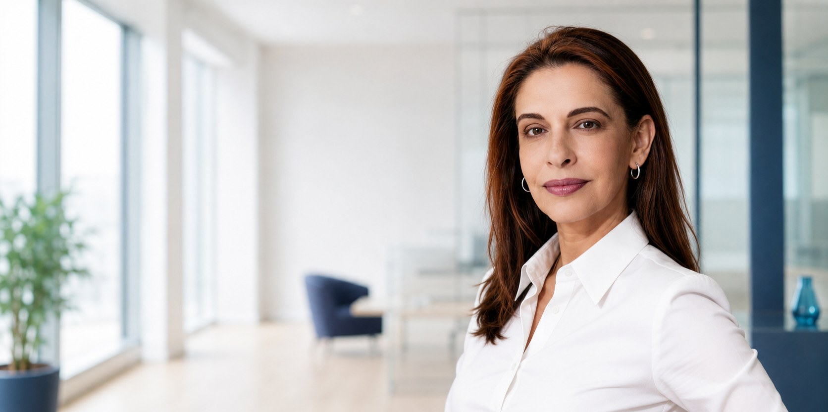 Gratiela Rosu, founder of CWS Care Quality Consultancy, in an office